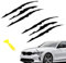 DHWEKU Adesivo per Auto Graffi Artigli,2 Pezzi Adesivi per Auto a Forma di Graffi Nero Adesivo Mostro Artigli Segni Adesivi Auto Tuning Strisce Decorative per Auto (Nero)