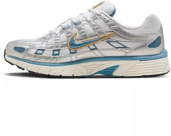 Nike P-6000 Schuhe (HJ7246-100, Weiß/Metallic-Silber/Pale Ivory), Weiß/Metallic-Silber/Blasselfenbeinfarben, 41 EU