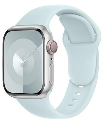 DONEGANI C1 pour Bracelet Apple Watch Se Ultra 2 40mm 44mm 46mm 42mm 45mm 41mm 38mm 49mm Serie 10 9 8 7 6 5 4 3 Femme Homme Sport Band Bleu glacier