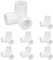 M METERXITY 4er-Pack PVC-Fittings, 3/4-Zoll-PVC-Rohrverbinder 3-Wege für den Bau von Möbeln/Gewächshäusern/Schuppen-Rohrverbindungen/Zeltverbindungen, Möbelbauqualität PVC-Winkel [Weiß]