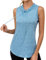 Gyabnw Damen Sporttop Yoga Tank Top Open Back Gym Shirt Fitness Tanktop Running Training Yoga Tops für Damen