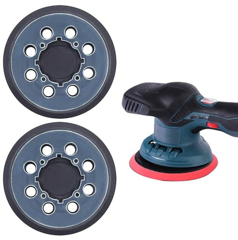 2 PCS 5 Inch Sander Pad for Dewalt- Polishing Sandpaper Disc, Durable Sanding Pad, 4 Screw Holes 8 Hole Hook and Loop Backing Plate for DeWalt DWE6421 6421K DWE6423 6423K DCW210B DWE64233 & N329079