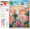 Landsacpe Paint by Numbers for Adults with Frame, Landscape Painting by Numbers Paint by Numbers Kits with Box for Gifts and Home Wall Decor 12x16 Inch