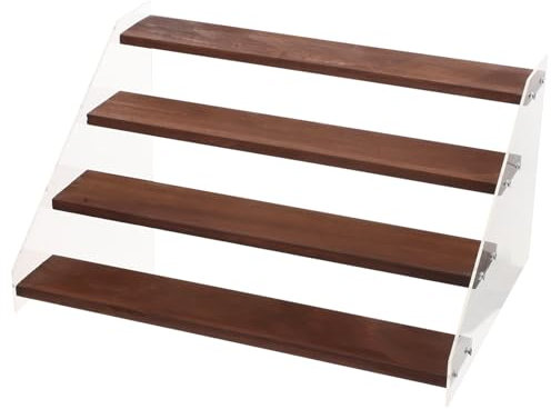 GREENADSCAPE Sammlung Organizer Einfache Schöne Display-ständer Acryl Holz Figuren Display Rack