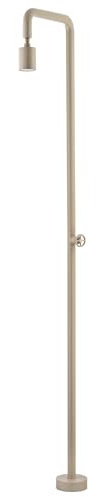 Mice - Ducha para Exterior de 240 cm Hecha de Acero Inoxidable - Pool - Ducha Piscina Exterior Agua Fria - Ducha Externa Monofluido Color Moka