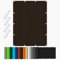 Voiles d'ombrage pour Patio 3.4 x 5.8 m Protection des Rayons UV Serres Filet Coupe-Vent avec Oeillets Voile D Ombrage avec Oeillets et Cordons pour Patio, Jardin Pergola, Brun