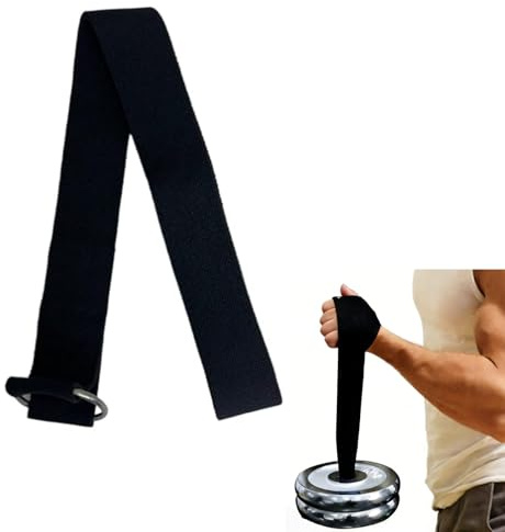 Correa de entrenamiento para brazo Correas Levantamiento de Pesas para Lifting agarre de mano para Brazo de Lucha-Fortalecimiento de la Muñeca, Antebrazo y Bíceps -- Equipo de Fitness Polivalente para