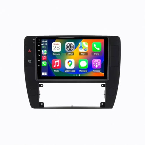 Radio 2 Din Car Play per VW Passat B5 2000-2005 Compatibile con [Wireless] A-Pple Carplay Android Auto Bluetooth Am/Fm/Rds Radio, Controllo, 8 Nucleo 6G+128G
