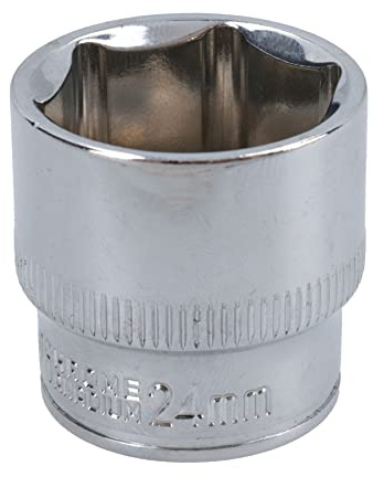 24mm 3/8 Drive Shallow Metric Socket Single Hex / 6 Sided Bergen