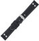 Eichmüller Uhrenarmband aus Leder im Vintage-Look mit Nieten, nero, 18mm, Vintage