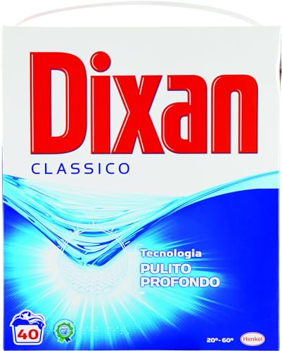 Dixan Waschpulver zur Entfernung von Flecken, 40 Waschgänge, 2,4 kg