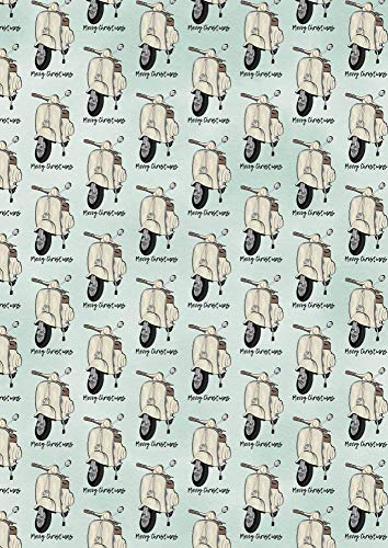 Amelia Florence - Geschenkpapier - Vespa - Frohe Weihnachten