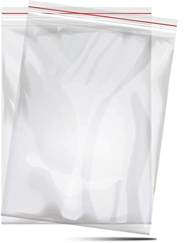 V1 Trade Sachet Zip Transparent – 100x Sachet Plastique Zip 80 x 120mm Imperméable Sac Zip pour la Maison et L'emballage - Réutilisable et Durable