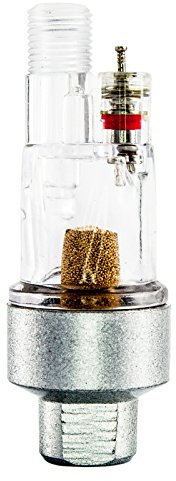 BARTSHARP Airbrush Inline Water Filter - Water Trap - Essential Airbrush Kit to Protect Model Paint Spray Paint Airbrush Paint from Moisture Generated by Airbrush Compressors. 1/8BSP Mini Air Filter.
