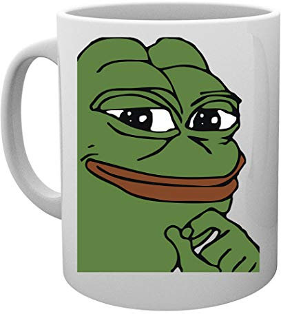 Selbstgefällig Pepe (Höchste Auflösung) Kaffeebecher Tassen Mug Cup