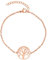 Nuoli® Lebensbaum Armband Damen Rosegold (15 + 5cm verstellbar) Baum des Lebens Armband Frauen