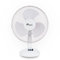 Table Fan Desk Fan 12Inch with 3 Speed Oscillating Stand Fan Low Noise Strong Resistant Base Desktop/Bedside Fan, Ideal for Home and Office, (WHITE)