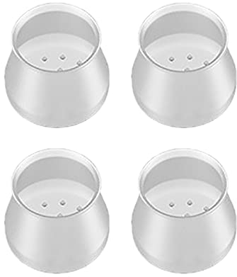 4x Schutzkappen Stuhlbeinkappen Für Stuhlbeine | Stuhlbeinkappen | Stuhlbeinkappen | Filzgleiter für Stühle | Stuhlbeinschoner | Stuhlsocken | Stuhlgleiter | Stuhlbeinkappen Silikon (Silikon, Ø 35mm)