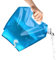 5L Faltkanister Trinkwasser, Wassersack Faltbarer Wasservorratsbehälter Eimer Einkaufstasche für Wandern Auto Reisen Outdoor Camping Grillen - Blau