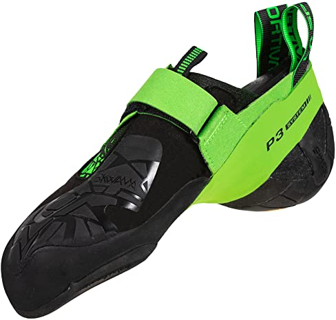 LA SPORTIVA M Skwama Vegan Grün - Bequemer Veganer Vibram Herren Kletterschuh, Größe EU 43 - Farbe Black - Flash Green