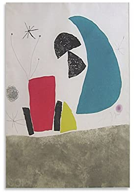 Joan Miro Espriu Miro Teller Surrealismus Kunstwerke Poster Bild Druck Leinwand Poster Wandkunst Moderne Home Kunstwerke 30 x 45 cm