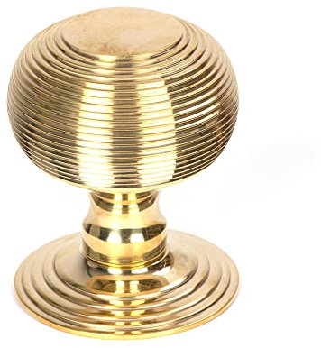From The Anvil Polished Brass Beehive Centre Door Knob