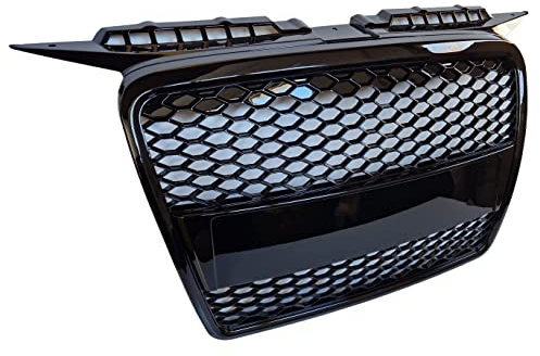 Premium Kühlergrill Grill Frontgrill passend für A3 8P 05-08 schwarz Kühler Waben