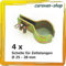 4 x Rohrschelle 25-28 mm, Rohrklemme Schelle Zeltstange - Vorzelt, Camping