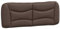 vidaXL Kopfteil Kissen, Kopfteilkissen für Schlafzimmer, Rückenkissen Bett mit Reißverschluss, Kopfpolster Bettkissen, Braun 140cm Kunstleder
