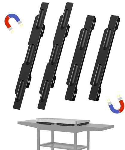 Verbesserter magnetischer Windschutz für 71,1 cm Blackstone Grillplatte, Edelstahl-Bildschirme schützen Flamme, halten Wärme, passend für Blackstone Grillzubehör und Haube