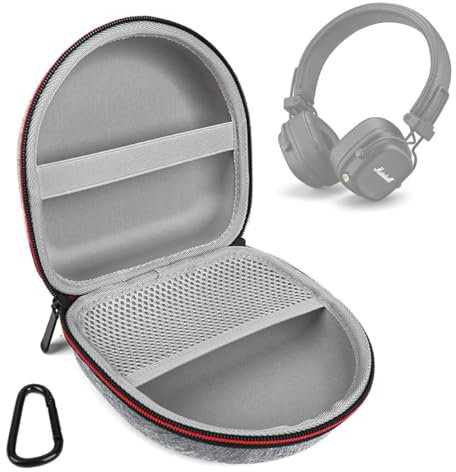 Aufbewahrungstasche Schutzhülle für Marshall Major4 / Marshall Major 3 / Marshall Major 2 / Marshall Major 1 Kopfhörer (Grau)