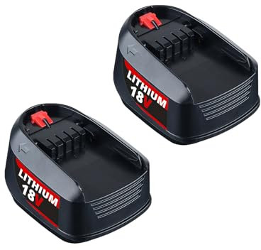 VANTTECH 2Stück Ersatzakku für Bosch Li-ion Akku 18V 3.8Ah PBA PSB PSR Kompatibel mit Green Werkzeugen Haus und Garden System (Nicht kompatibel mit Bosch-Staubsauger Unlimited Serie)
