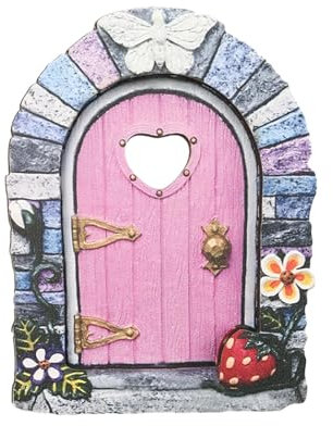 Porte de fée, porte lutin en bois, porte de jardin féerique, décoration de jardin pour cour, arbre, tronc, Fariy Home