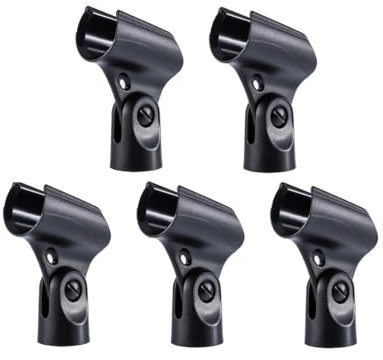 Generic A25D Lot de 5 pinces de rechange pour microphone vocal Shure SM58