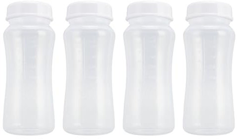 Bouteilles de Collecte de Lait Maternel, Bouteilles de Stockage de Lait Faciles à Nettoyer 8 Pièces pour Tire-lait électriques