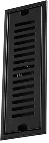 ARTIBETTER Schwarzer Edelstahl Duschabfluss Mit Haarstopper Rechteckiger Bodenablauf Für Badezimmer Und Küche Geruchshemmend Für Dusche Und Terrassenentwässerung