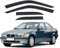 VYWPTOWSX Windabweiser Autofenster für Windabweiser Autofenster für BMW 3 Series MK3-E36 1990-2000, Seitenfenster-Windabweiser Visiere Regenschutz Abweiser Wind Regen Auto Zubehör