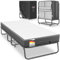 KESSER® Klappbett 200x90cm Gästebett inkl. Matratze aus Memory-Schaum & Rollen | faltbares Reisebett mit Metallrahmen für Erwachsene belastbar bis 250kg | Metallbett mit Schaumstoffmatratze & Cover