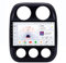 MengZJ Android-Autoradio 9-Zoll-Touchscreen für Jeep Compass 1 2009-2016 Plug-and-Play Doppel-Din-GPS-Navigation Multimedia-Lenkradsteuerung,T1