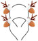 IMIKEYA 2 Pièces Accessoires de Fête Tête avec de Renne Bandeau pour Garçon Fille Décorations de Noël et Événements Festifs