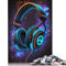 Headphone Puzzles 1000 Teile Schwer Puzzle Spielzeug Lernspiel Impossible Herausforderungsspielzeug Für Erwachsene Kinder 1000pcs (75x50cm)