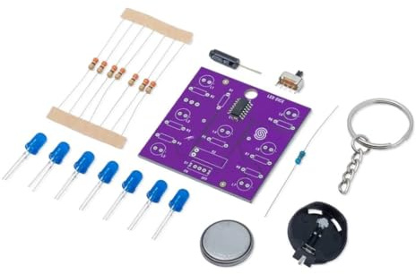 Soldered LED-Würfel Lötbausatz | Löten lernen | Made in EU | 333140