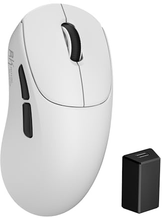 RK ROYAL KLUDGE MG5 8K kabellose Gaming-Maus, 42000 DPI, PAW3950-Sensor | 56g leichte ergonomische Computermaus, duale 8000Hz Abfragerate, 2,4 GHz/BT/USB-C, Gaming-Zubehör für PC/Laptop/Mac