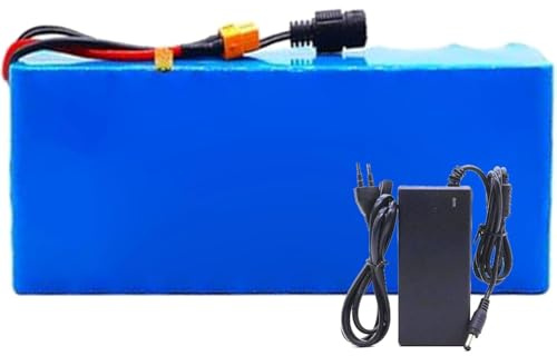 48V 42Ah 13S3P Batería De Iones De Litio Para Bicicleta Eléctrica, Con Cargador, BMS Integrado, Batería Para Patinete Eléctrico, Para Motores De 0 A 1500W Bullet+SM