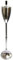 70cm Standaschenbecher Aschenbecher höhenverstellbar mit Standfuß für Innen und Außen In-/Outdoor - Silber