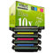 10x Kraft Office Supplies kompatibel Toner für HP Color Laserjet Enterprise MFP M 577 f DN ersetzt CF360X-63X 508X