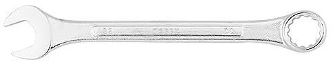 TOPEX Gabelringschlüsell, Maul-Ringschlüssel Ring Maulschlüssel | Gabelringschlüssel, Ring-Maulschlüssel, Chrom-Vanadium Stahl Silber, Für Heimwerker, Profis geeignet, 22x260 mm