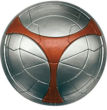 Rubie's (RUBKC 202030_NS Offizielles Kostümzubehör Taskmasters Schild, Marvel-Film Black Widow, 30 cm, Einheitsgröße, 3-18 Jahre, wie abgebildet