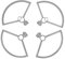 4-teiliger Drohnen-Propellerschutz, Propellerschutzblatt-Schutzring RC-Drohne Zubehör Passend für DJI Mavic Mini RC-Drohne(grau)