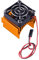 HobbyPark Aluminum Heat Sink with 5V Cooling Fan fit 540 550 3650 Size Brushless Engine Motor Heatsink for 1/10 RC Car Truck Buggy Crawler (Orange)